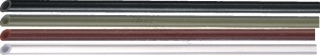 Bužírka silikonová hnědá,  60 cm x 2,5 mm