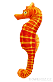 Koníček mořský plyšový - oranžový MINI   40cm