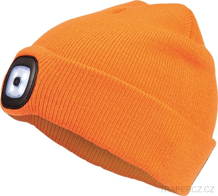 Rybářská čepice  DELL Led lampa oranžová