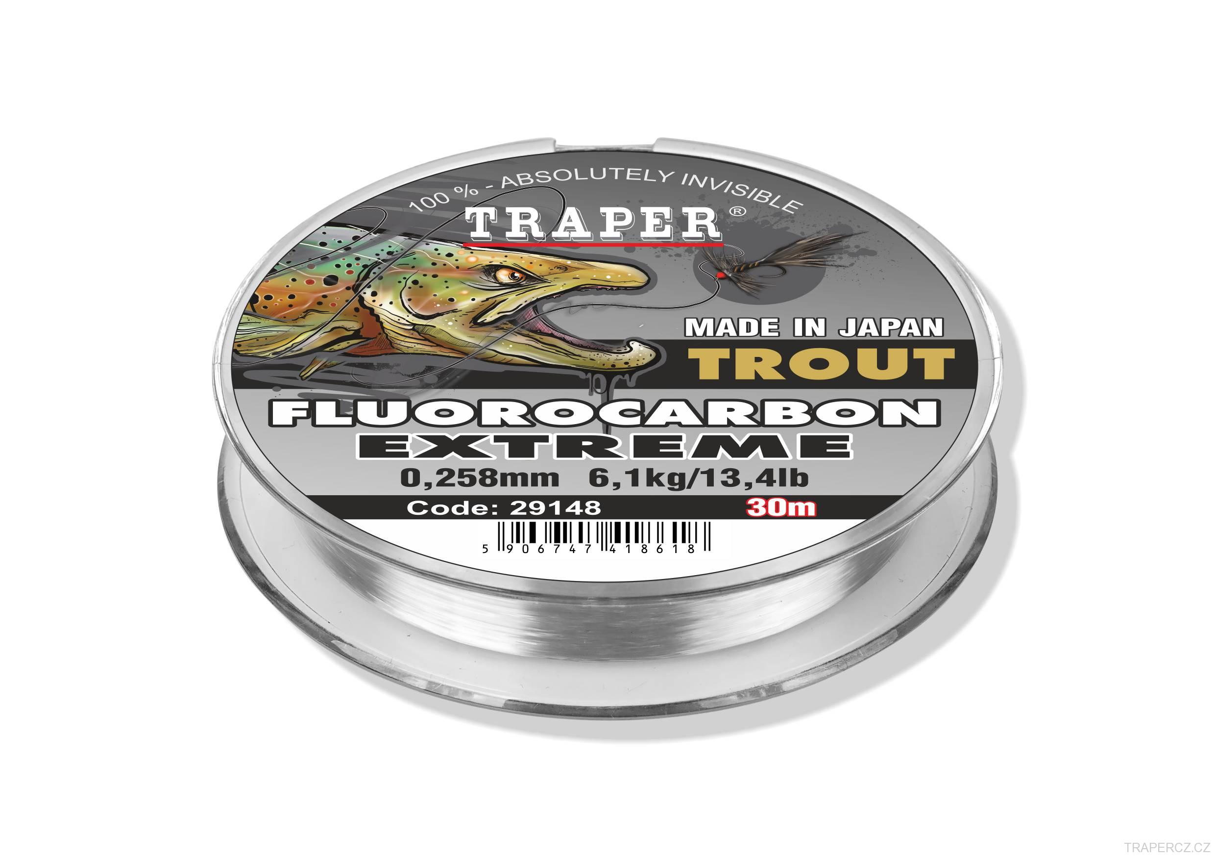 FLUOROCARBON EXTREME TROUT - 30m x 0,321mm