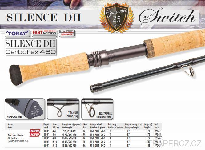 PRUT MUŠKAŘSKÝ  SILENCE DH SWITCH 11'0" #12