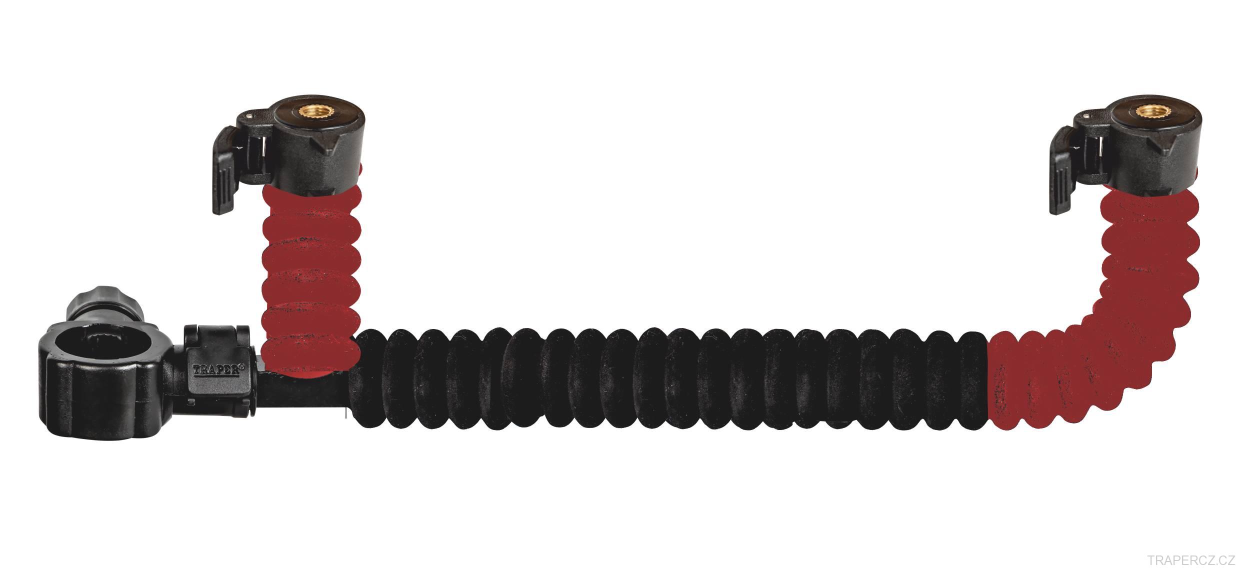 Držák Triple GST Click Carbo Red ? 25/30/36 - 25 cm