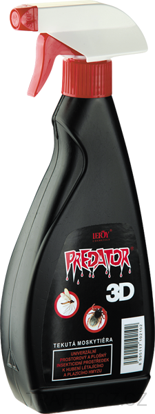 Predator 3D 500ml mech.rozprasovac - tek. moskytiera