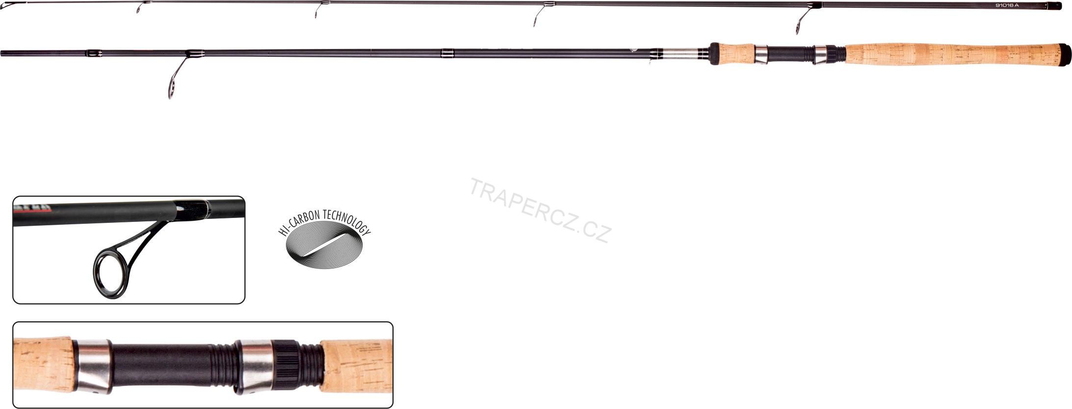 Prut na přívlač Turbo , 2,7 m x 15-40 g