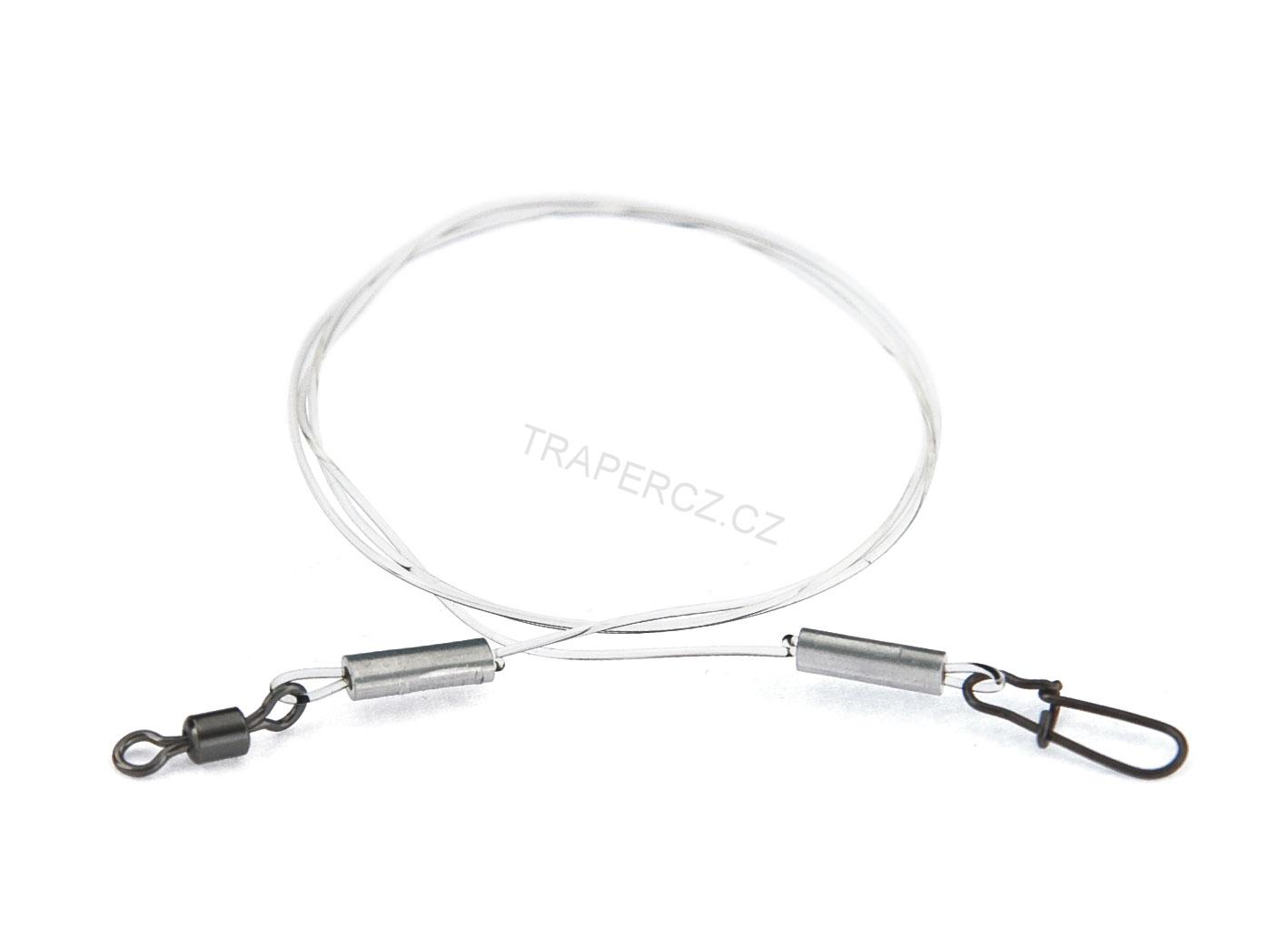 Návazec přívlač fluorocarbon , 40 cm x 10 kg