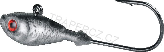Marmyška Minnow jig stříbrná, č. 4/0 x 7 g