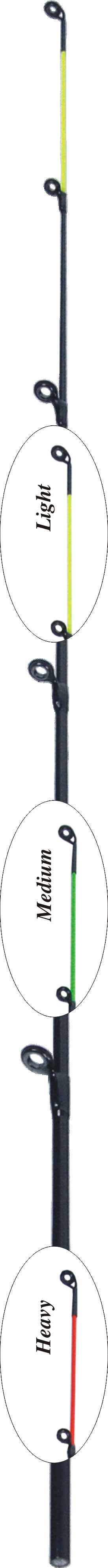 Špička feederová , laminát, červená fluo 1,2 x 3,5 x 500 mm
