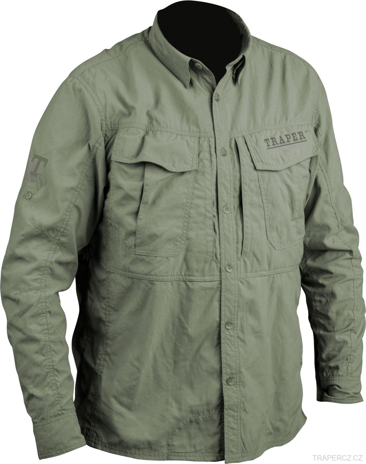 Košile MONTANA OLIVE, vel. XXL