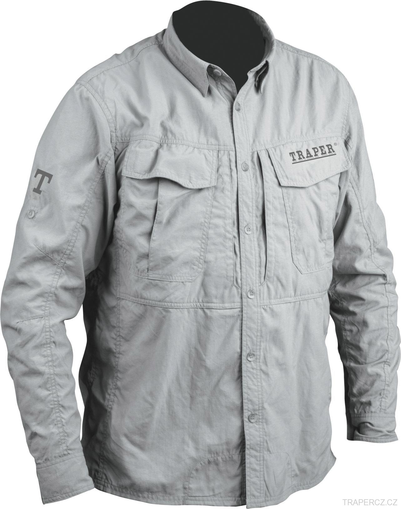 KOŠILE MONTANA LIGHT GREY XXL