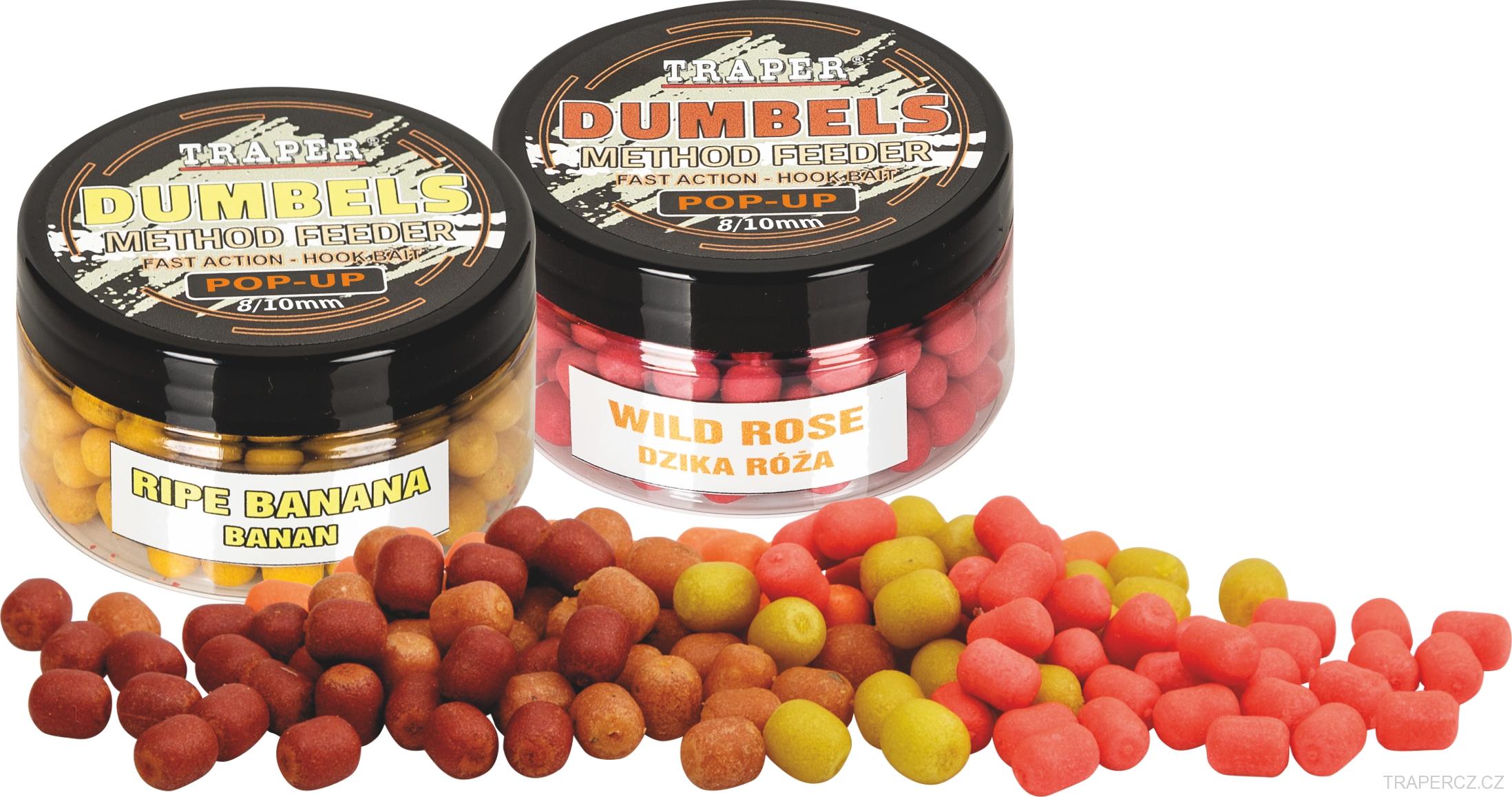 Dumbels POP-UP Method Feeder máslový kvas 8/10mm 30g