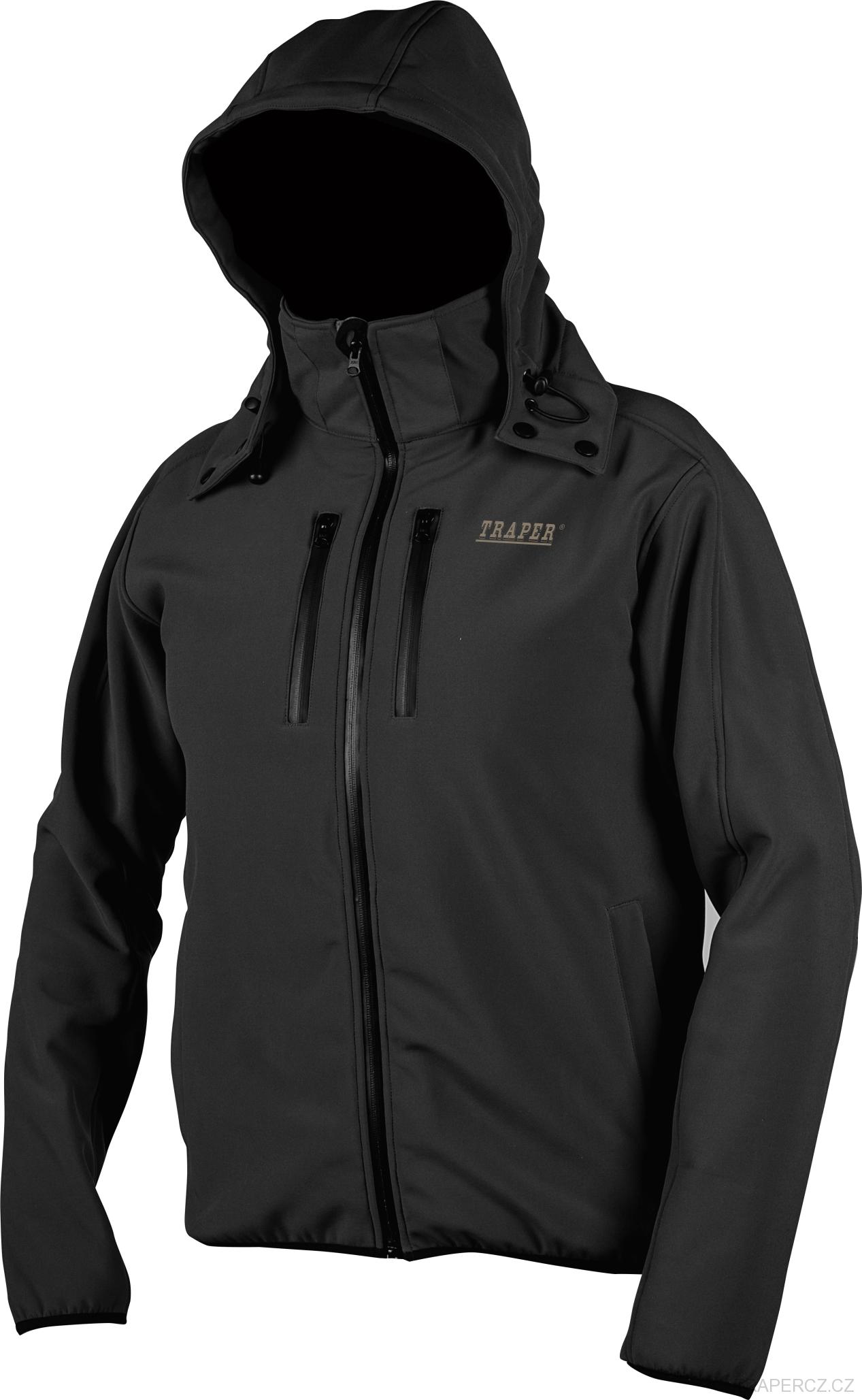 Bunda Softshell Montana černý - L