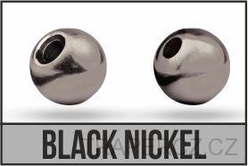 TUNGSTEN BEAD SLOTTED 2.5mm BLACK NICKEL
