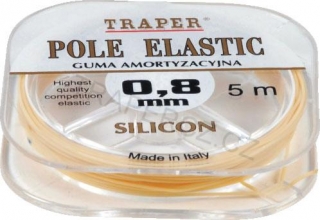 Amortizační guma, silikon ,  prům. 0,7 mm x 5m