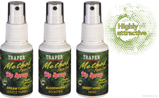 Dip Spray METHOD FEEDER zelený marcipán  50 ml / 50 g