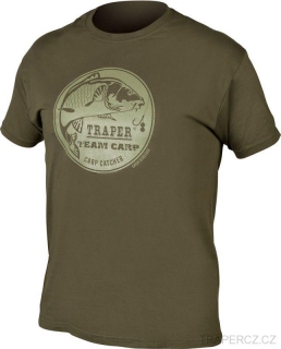 Rybářské tričko s kaprem XL