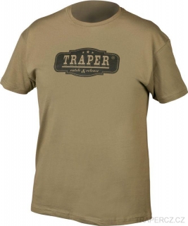 Rybářské tričko Traper GREEN XL