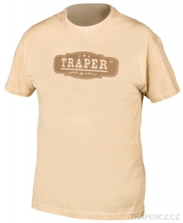 Rybářské tričko Traper BEIGE XXL