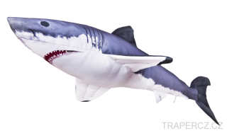 Žralok bilý plyšový - MONSTER 200cm